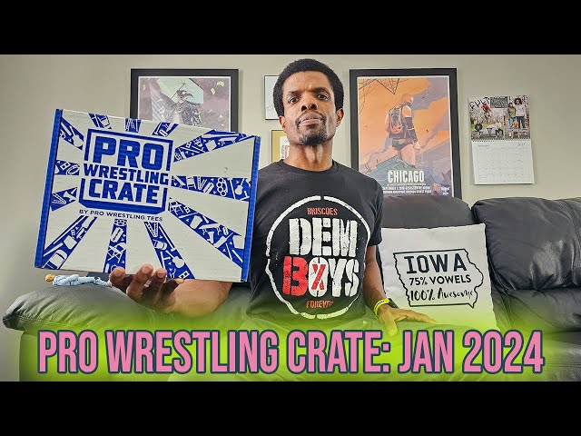Pro Wrestling Crate January 2024 Unboxing and Review #PWCrate