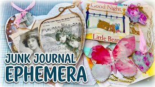 Hidden Paperclip Ephemera: Easy Scrap Art Journal Page