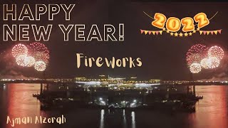 New Year Fireworks Ajman 2022 New Years Morning Rain In Ajman 1 January 2022