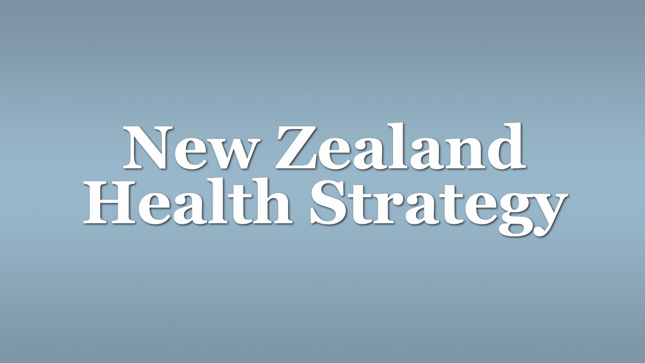 NZ Health Strategy 2015 YouTube