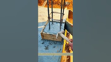 Removing Wooden Formwork for Concrete Beams & Columns.