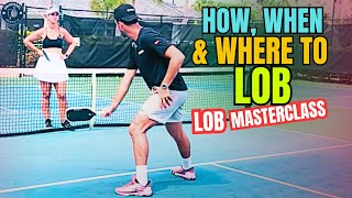 Pickleball Pros Use SECRET Lob Techniques To DOMINATE