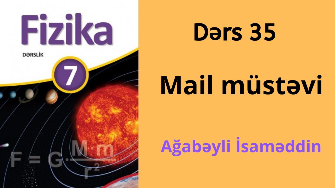 Fizika 7-ci sinif.Mail müstəvi.Ağabəyli İsaməddin.
