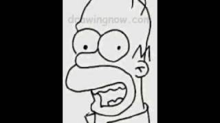 How To Draw Homer Simpson Drawingnow.com