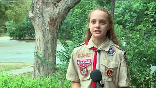 Eagle Scout shares insight about her service project