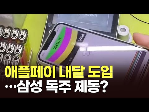 애플페이 이르면 다음달 <strong>국내</strong> <strong>도입</strong>…스마트폰 <strong>시장</strong> 판도 바꾸나