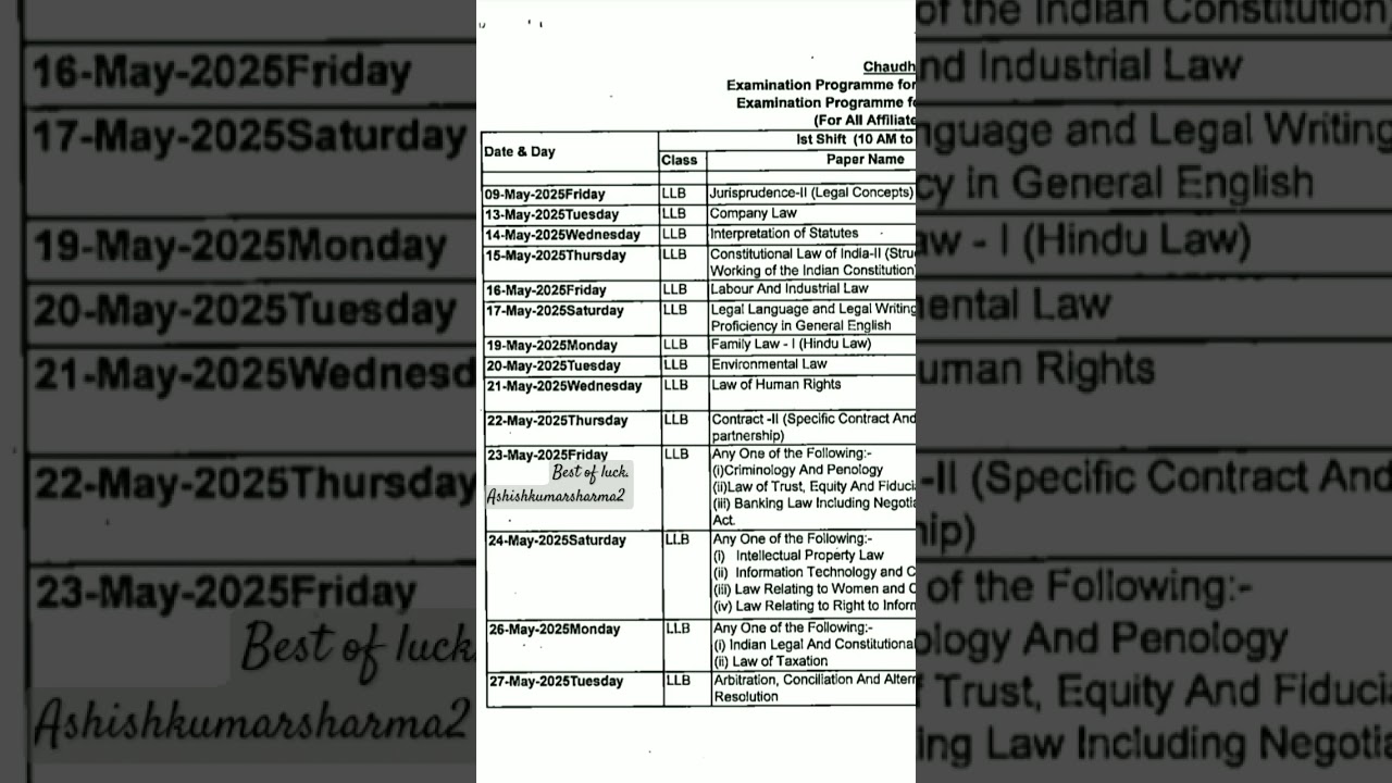 datesheet 