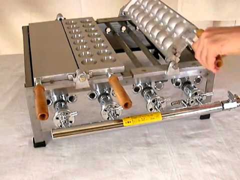 m*o様 半自動たこ焼き器 美品 プロパン 山下金物 半自動たこ焼き器 - YouTube