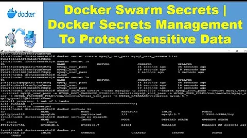 Docker Swarm Secrets | Docker Secrets Management To Protect Sensitive Data | Thetips4you