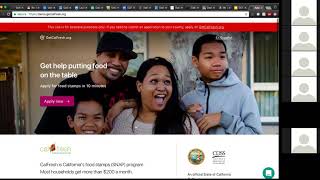 Chico State CalFresh Outreach GetCalFresh.org Overview - 8/28/18