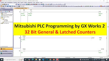 32-bit General & Latched Counter in GX Works2 | Mitsubishi PLC C & CC Instructions