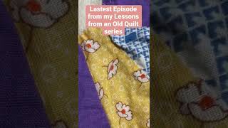 Old Dresden Feed Sack Quilt #shorts #quilttube #sewtube