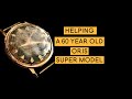 ORIS SUPER MODEL vintage watch restoration 482 kif watch from 1965 service repair tutorial plexiglas