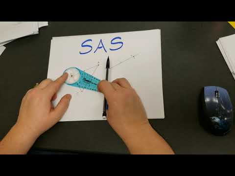 SAS side-side-side Construction Congruent Triangles Safe-T Compass