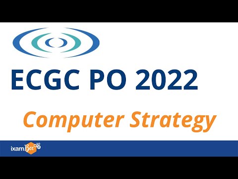 ECGC PO 2022 | Computer Strategy |  By Vikram Singh