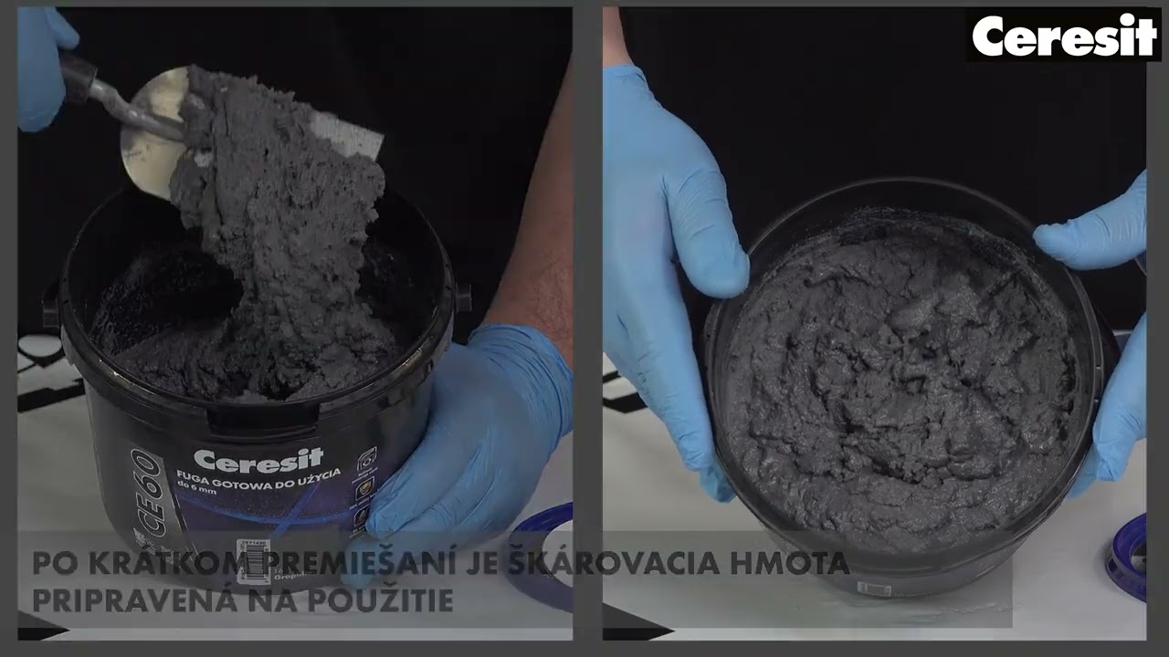 Spárovací hmota Ceresit CE 60: návod k použití