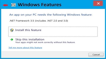 How To Fix  Net Framework 3.5 (Includes Net 2.0 and 3.0) Error In Windows 7/8/8.1/10