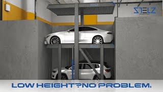 How the PS-111 3-Level Pit Stacker Works | Realistic Operation & Workflow Animation