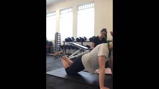 AIPT Simulation - Chest Exercise (Body weight push up on knees)