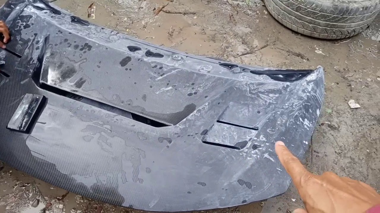 cara mengampelas carbon kevlar YouTube