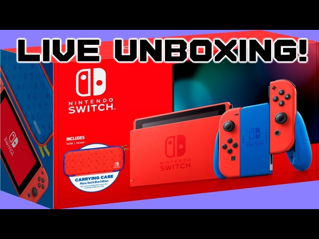 Nintendo Switch - Mario Red & Blue Edition 