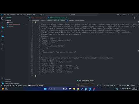 How to Create Code Snippets in VS Code | Custom User Snippets Tutorial (Step by Step)