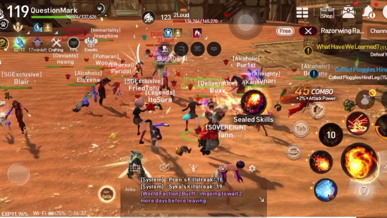 Blade and Soul Revolution Free PK map