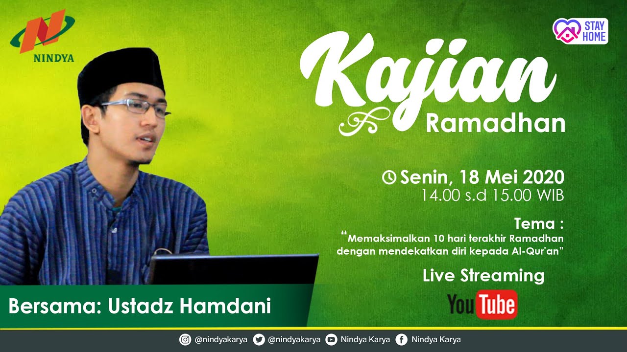 PT Nindya Karya (Persero) - Kajian Ramadhan 1441 H - YouTube