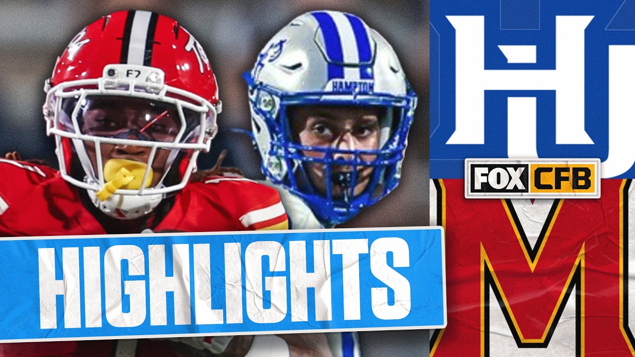Hampton Pirates vs Maryland Terrapins Highlights 🏈 FOX College Football