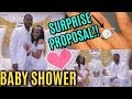 OUR BABYSHOWER + SURPRISE PROPOSAL | 2017