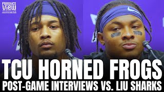Cam Cook, JoJo Earle, Richard Toney Jr. & Namdi Obiazor Recap TCU's 2024 Home Opener Win | Post-Game