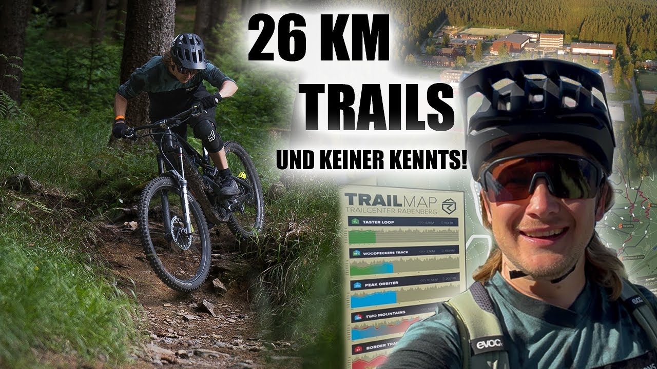 Geniale TRAILS im ersten TRAILPARK Deutschlands - Trailcenter Rabenberg