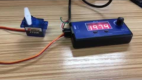 Feetech FT90R Digital 360 Degree Continuous Rotation Servo tester