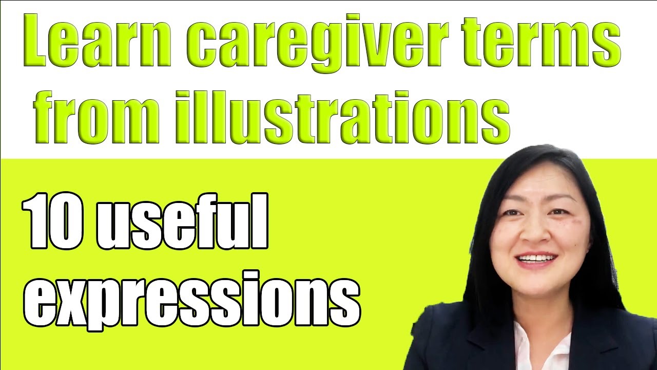 Learn caregiver terms from illustrations. For caregiver in Japan. #Careworker  #SSW #filipino