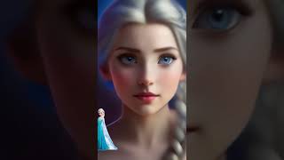 Elsa From Frozen Remake By Ai & Photoshop . The Result