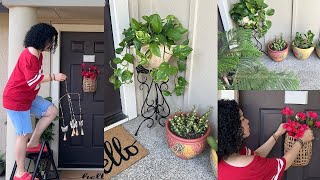 Estoy Decorando La Entrada De La Casa Con Plantas Y Detalles Lindos / Sandy Bella 