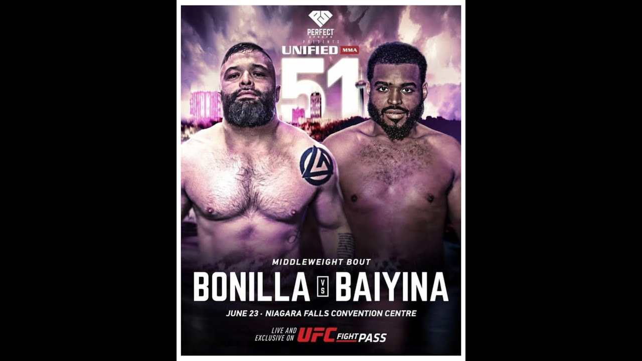 MusAib Baiyina (1-2 Pro MMA Middleweight) is looking for another finish at Unified MMA 51