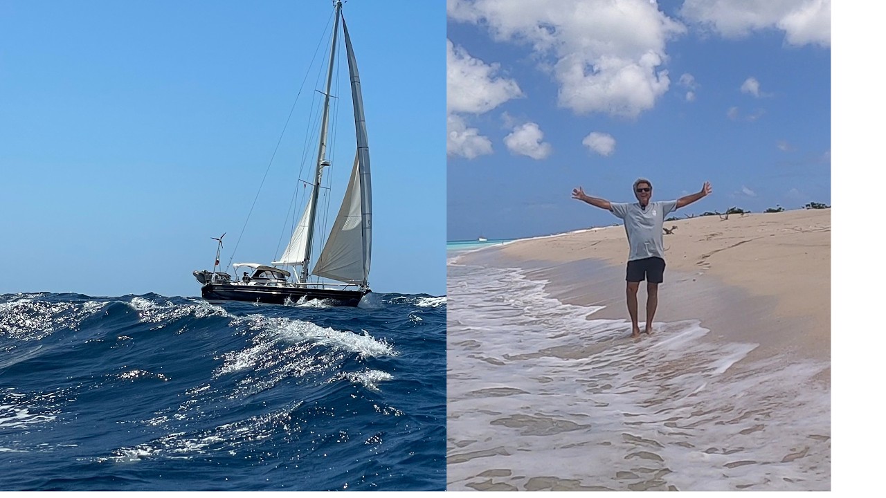 ⁣Sailing in Antigua and Barbuda
