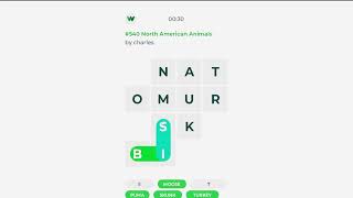 Word Salad #540 – North American Animals | Today’s Puzzle Solved Fast! (August 22, 2025) screenshot 5