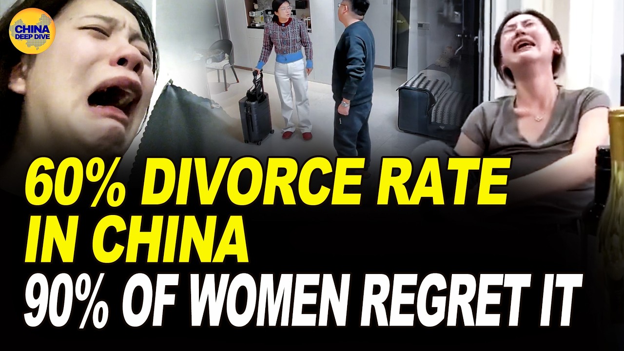 Кризис разводов в Китае: 6 из 10 разводятся, 90% женщин сожалеют об этом.