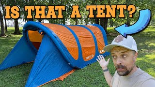 The Most Unique Tent I've EVER Seen | Rise Outdoor Innovation Airnest Inflatable Tent Review