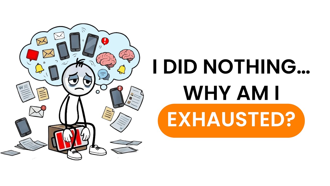 Why You Feel Mentally Exhausted Even When You Do Nothing