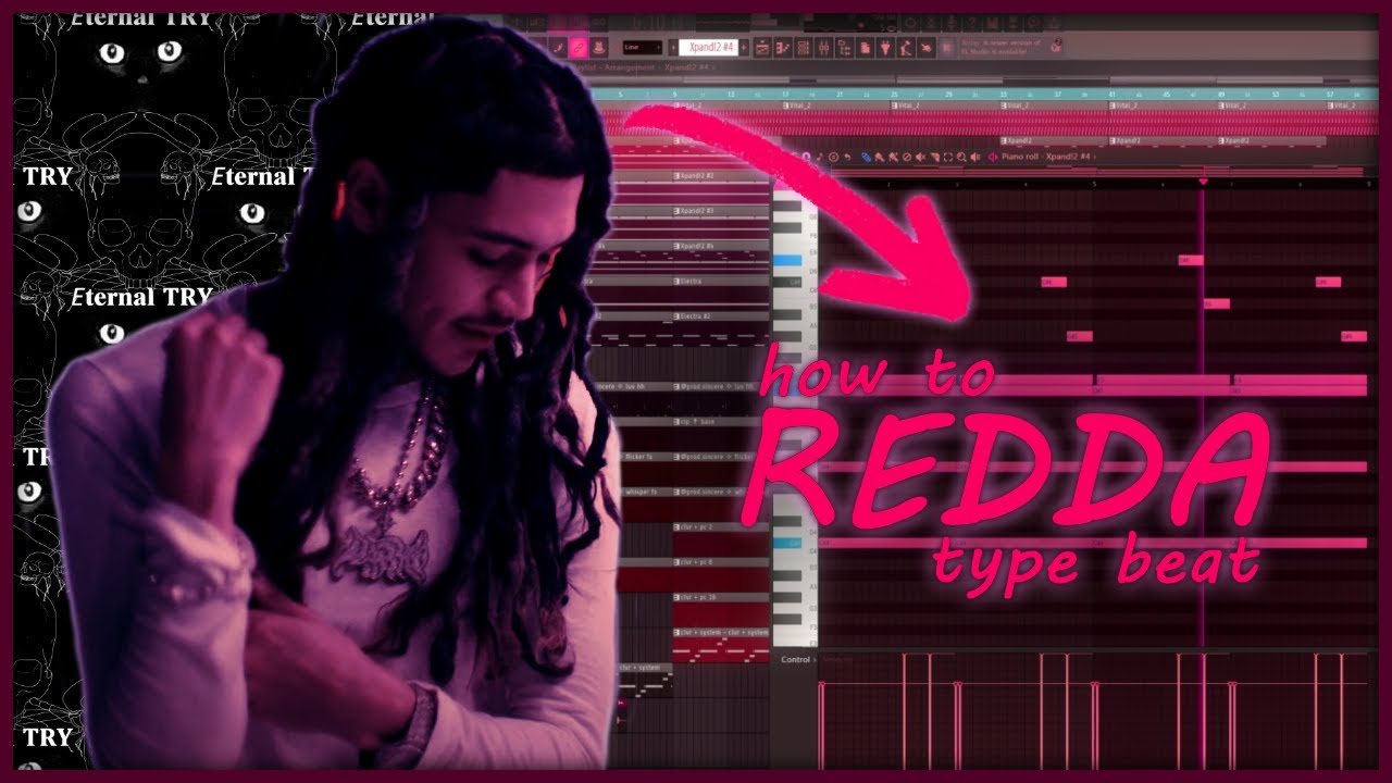 how to make HARD LOVEMUSIC beats for REDDA in 2025 | FL STUDIO TUTORIAL ...