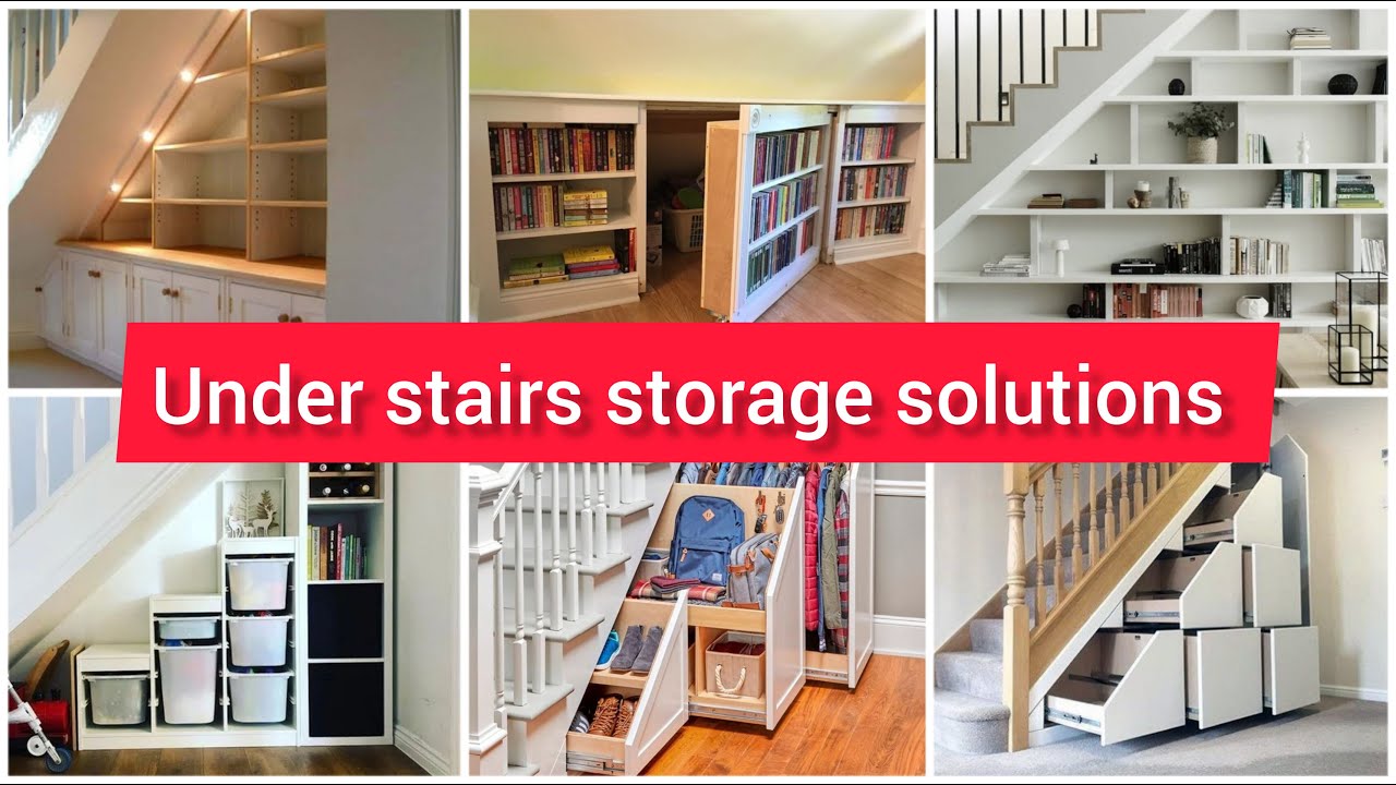 Under stairs storage solutions | Under stairs creative storage ideas ...