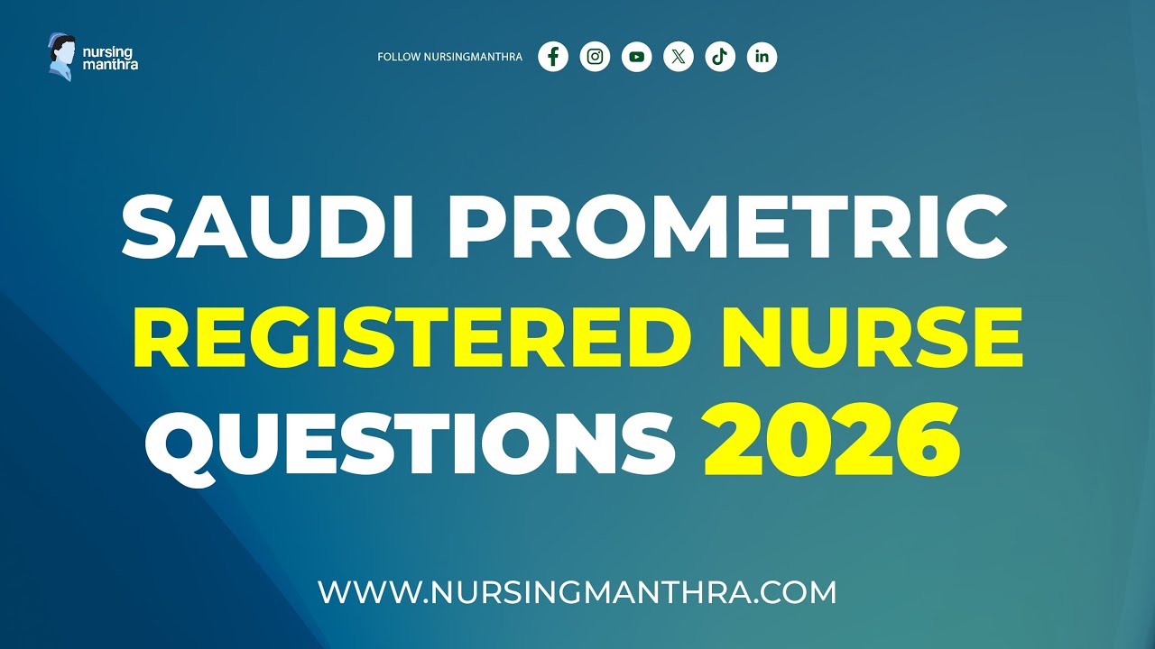 Вопросы к экзамену Prometric для поступления на сестринское дело в Саудовской Аравии в 2026 году ...