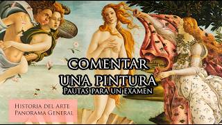 Como comentar una pintura.  Pautas para un examen