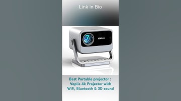 Transform Any Space Into a Theater with the VOPLLS 4k Mini Projector! #portableprojector