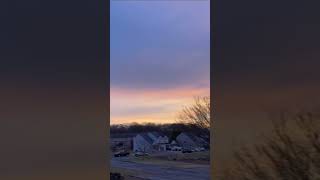 The color change is wild 😮 #skymagic #colorchanging #sunset #views