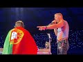 Coldplay  the hardest part chris with a fan playing piano  coimbra portugal