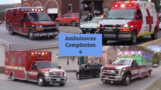 Ambulances and EMS Vehicles Responding Compilation #4